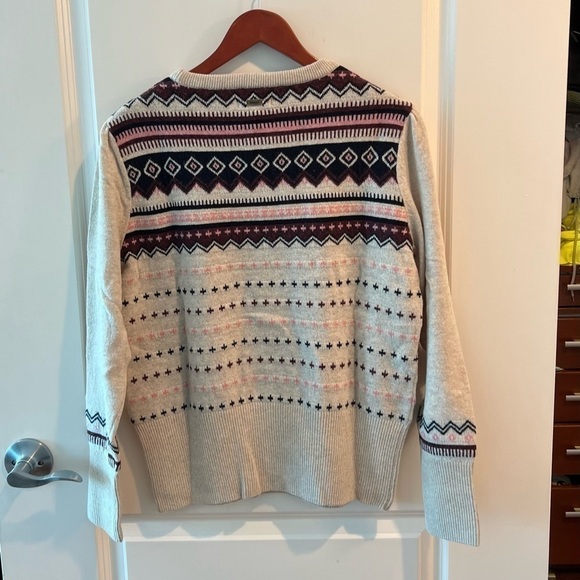 BARBOUR Birch Crew Neck Wool Blend Sweater NWT - Picture 4 of 15